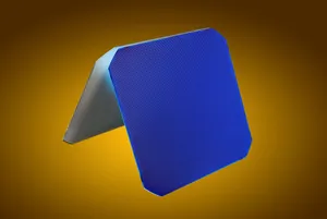 3D-Grafik einer Silizium Solarzelle
