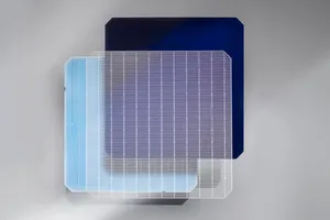 Nahaufnahme einer Solarzelle
