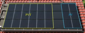 Bild des PV-Moduls mit eingezeichneten Bereichen