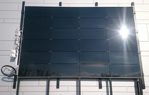 Foto einer Solarglas Testanlage