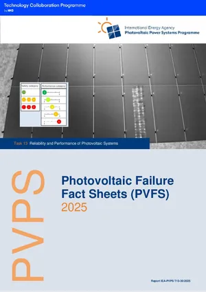 Photovoltaic Failure Fact Sheets 2025