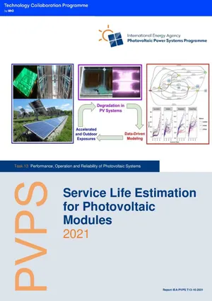 Service Life Estimation for Photovoltaic Modules