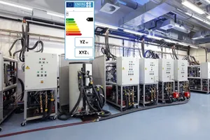 Einzelne Komponenten eines Hardware-in-the-Loop-Prüfstands.